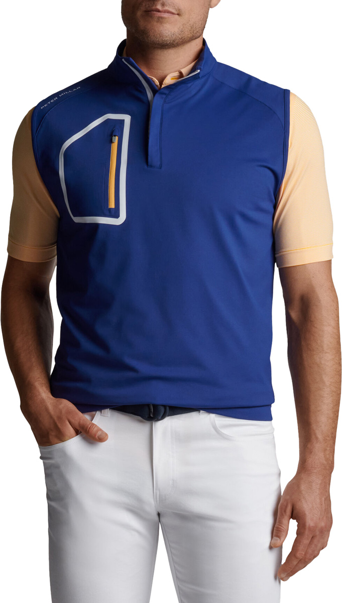 Peter Millar Performance QuarterZip Golf Vests